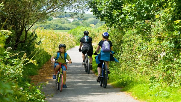 Cycling on the Bude Cycle Path