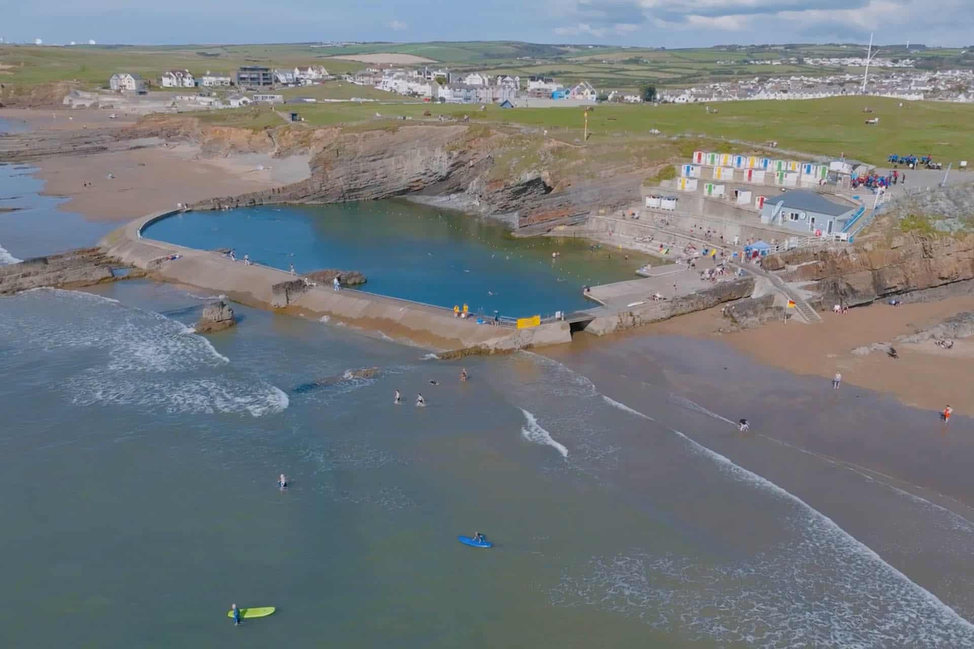 Bude Sea Pool Cornwall Broomhill Manor Holiday Cottage rentals